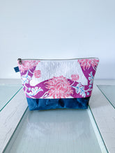 Load image into Gallery viewer, One-of-a-Kind: Vintage Floral Tablecloth Zip Pouch
