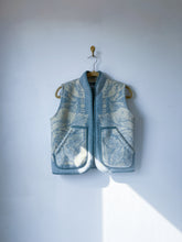 Load image into Gallery viewer, One-of-a-Kind: Golden Dawn Vintage Wool Blanket Vest (XS-M)
