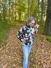 Load image into Gallery viewer, One-of-a-Kind: 19th Century Churn Dash Flora Jacket (M)
