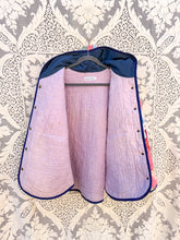 Load image into Gallery viewer, One-of-a-Kind: String Quilt Hooded Flora Jacket (L)

