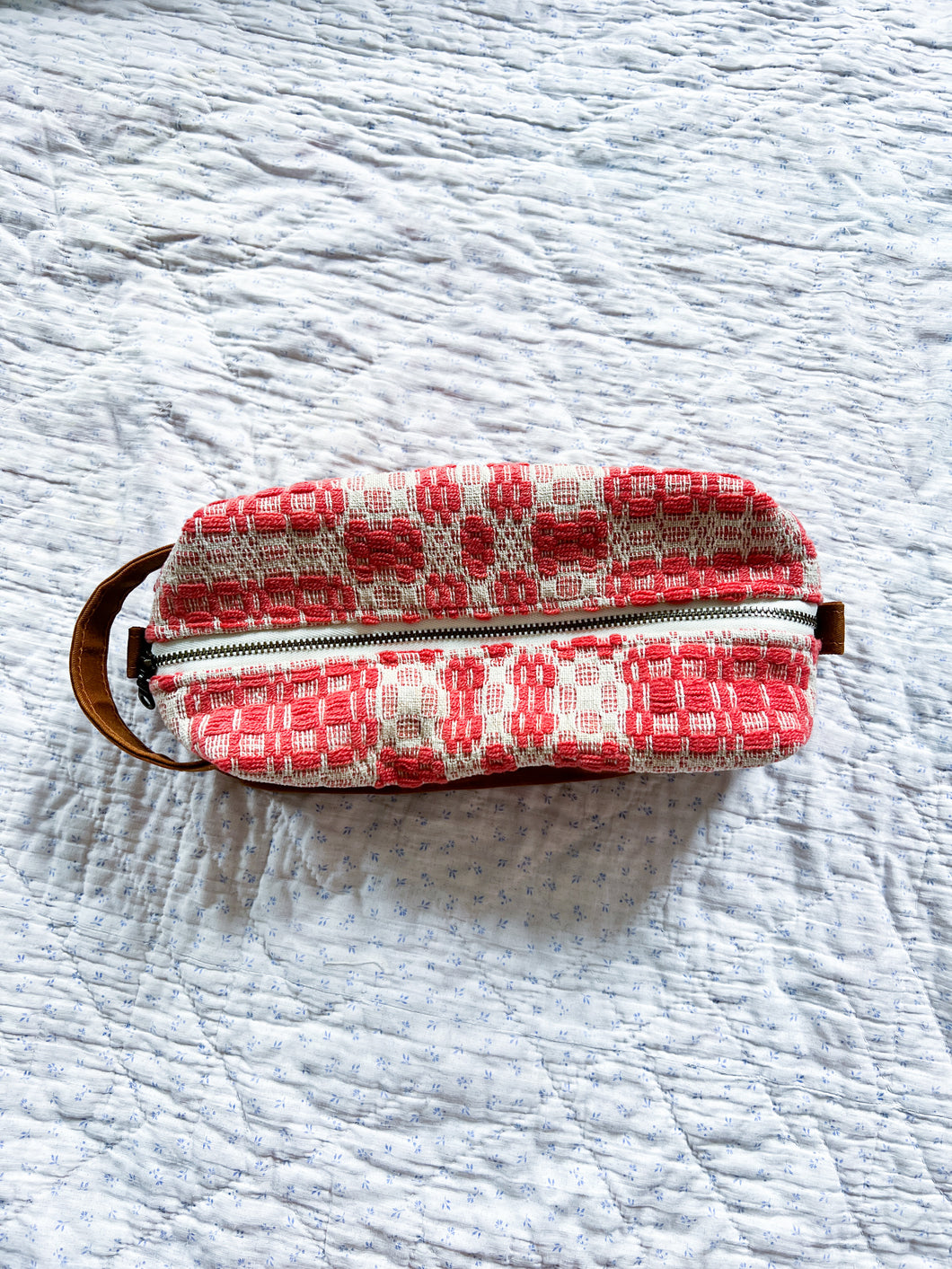 One-of-a-Kind: Coverlet Travel Pocket #5 (cotton lined)