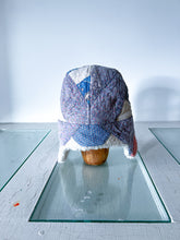 Load image into Gallery viewer, One-of-a-Kind: Floral Nine Patch Aviator Hat (Adult S/M)
