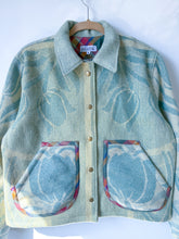 Load image into Gallery viewer, One-of-a-Kind: Golden Dawn Wool Tulip Cropped Chore Coat (M)
