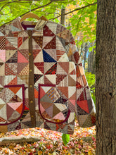 Load image into Gallery viewer, One-of-a-Kind: Autumn Pinwheel Chore Coat (M)
