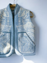 Load image into Gallery viewer, One-of-a-Kind: Golden Dawn Vintage Wool Blanket Vest (XS-M)
