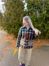 Load image into Gallery viewer, One-of-a-Kind: Vintage Plaid Wool Blanket Field Jacket (M)
