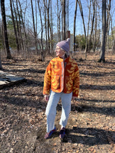 Load image into Gallery viewer, One-of-a-Kind: Chestnut Fall Florals Ukrainian Blanket Flora Jacket (M)
