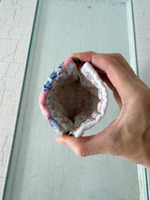 Load image into Gallery viewer, One-of-a-Kind: Ocean Waves/floral tablecloth Pinch Pocket
