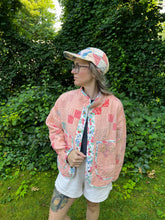 Load image into Gallery viewer, One-of-a-Kind: Overdyed Four Patch Flora Jacket (M)
