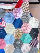 Load image into Gallery viewer, One-of-a-Kind: Antique Hexagon Quilt Top Turnaround Tank (S)
