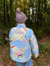 Load image into Gallery viewer, One-of-a-Kind: Rocky Road to Kansas Flora Jacket (L)
