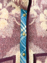 Load image into Gallery viewer, One-of-a-Kind: Dusty Mauve Floral Ukrainian Blanket Flora Jacket (M)
