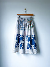 Load image into Gallery viewer, One-of-a-Kind: Duck and Ducklings Quilt Top Skirt (flexible sizing)
