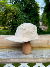Load image into Gallery viewer, One-of-a-Kind: Antique Crochet 5 Panel Hat #3
