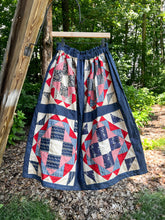 Load image into Gallery viewer, One-of-a-Kind: Summer&#39;s Dream Quilt Top Skirt (M)
