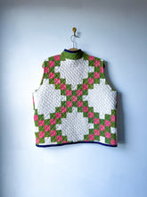 Load image into Gallery viewer, One-of-a-Kind: Irish Chain Quilt Vest (L/XL)
