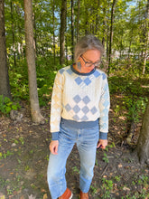 Load image into Gallery viewer, One-of-a-Kind: 16 Patch Quilt Pullover (M)
