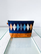 Load image into Gallery viewer, One-of-a-Kind: Autumn Diamond Zip Pouch
