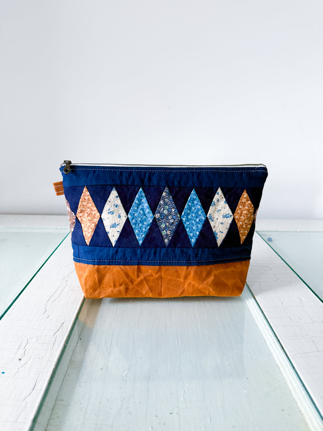 One-of-a-Kind: Autumn Diamond Zip Pouch
