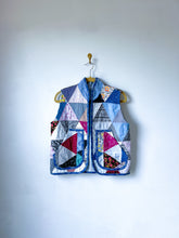 Load image into Gallery viewer, One-of-a-Kind: Triangle Quilt Vest (XS-M)
