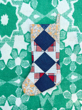 Load image into Gallery viewer, One-of-a-Kind: Ohio Star Quilt Stocking #1
