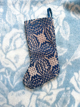 Load image into Gallery viewer, One-of-a-Kind: Antique Coverlet Stocking #1
