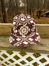 Load image into Gallery viewer, One-of-a-Kind: Antique Coverlet 5 Panel Hat
