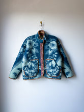 Load image into Gallery viewer, One-of-a-Kind: Ukrainian Sapphire Blanket Flora Jacket (M)
