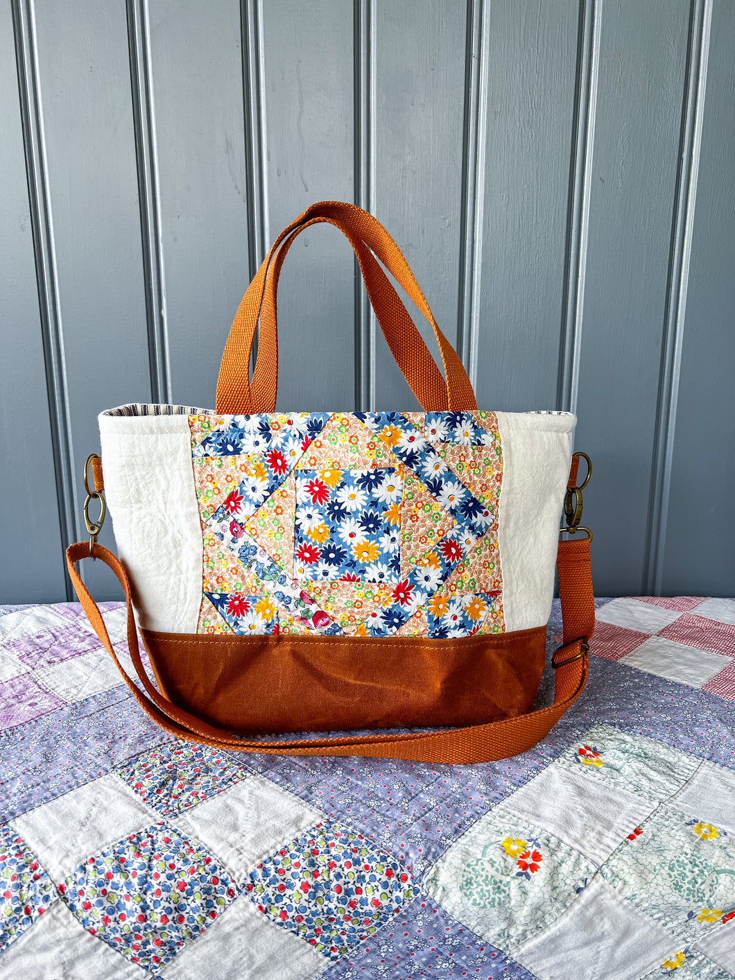 One-of-a-Kind: Mother's Choice Project Bag (with detachable strap)