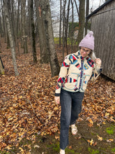 Load image into Gallery viewer, One-of-a-Kind: Rocky Road to Kansas Flora Jacket (XS)

