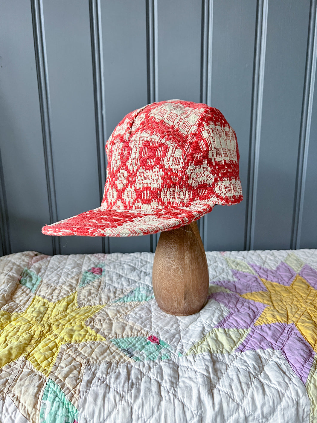 One-of-a-Kind: Coverlet 5 Panel Hat #2 (Large)