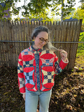 Load image into Gallery viewer, One-of-a-Kind: Glorified Nine Patch Flora Jacket (XS)
