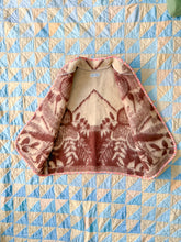 Load image into Gallery viewer, One-of-a-Kind: Chocolate Floral Ukrainian Blanket Vest (L/XL)
