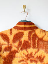 Load image into Gallery viewer, One-of-a-Kind: Chestnut Fall Florals Ukrainian Blanket Flora Jacket (S)
