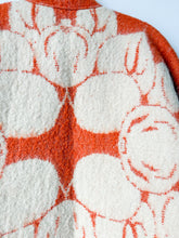 Load image into Gallery viewer, One-of-a-Kind: Peaches and Cream Ukrainian Blanket Flora Jacket (L)
