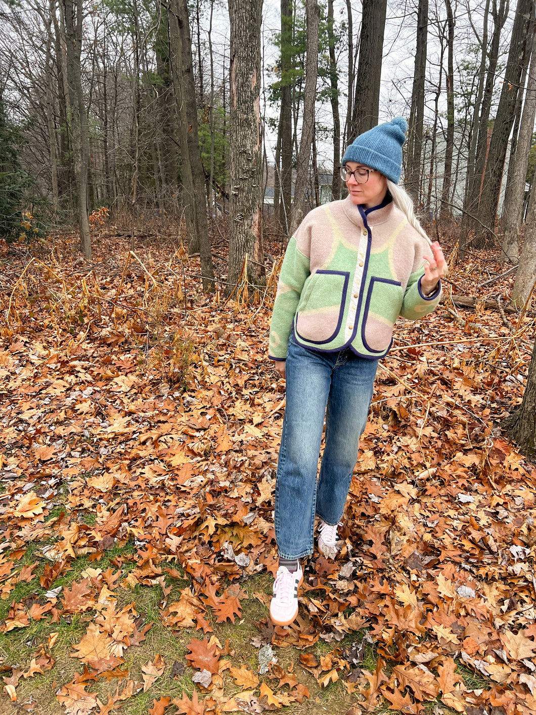 One-of-a-Kind: Orr Health Wool Blanket Flora Jacket (S)