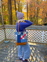 Load image into Gallery viewer, One-of-a-Kind: Four-in-a-Four Patch Tote Bag
