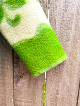 Load image into Gallery viewer, One-of-a-Kind: Green Apple Ukrainian Blanket Flora Jacket (L)
