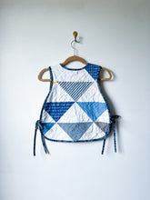 Load image into Gallery viewer, One-of-a-Kind: Half Square Triangle Side Tie Vest #1
