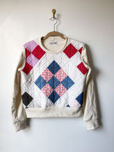Load image into Gallery viewer, One-of-a-Kind: Nine Patch French Terry Pullover (S)
