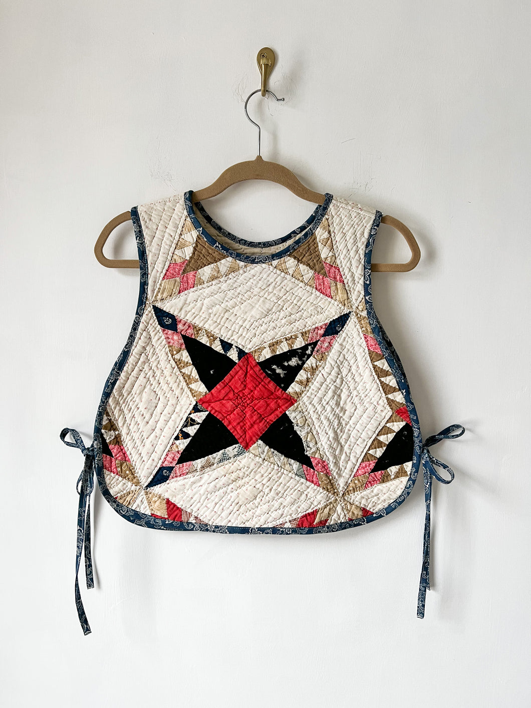 One-of-a-Kind: Mayflower Quilt Side Tie Vest