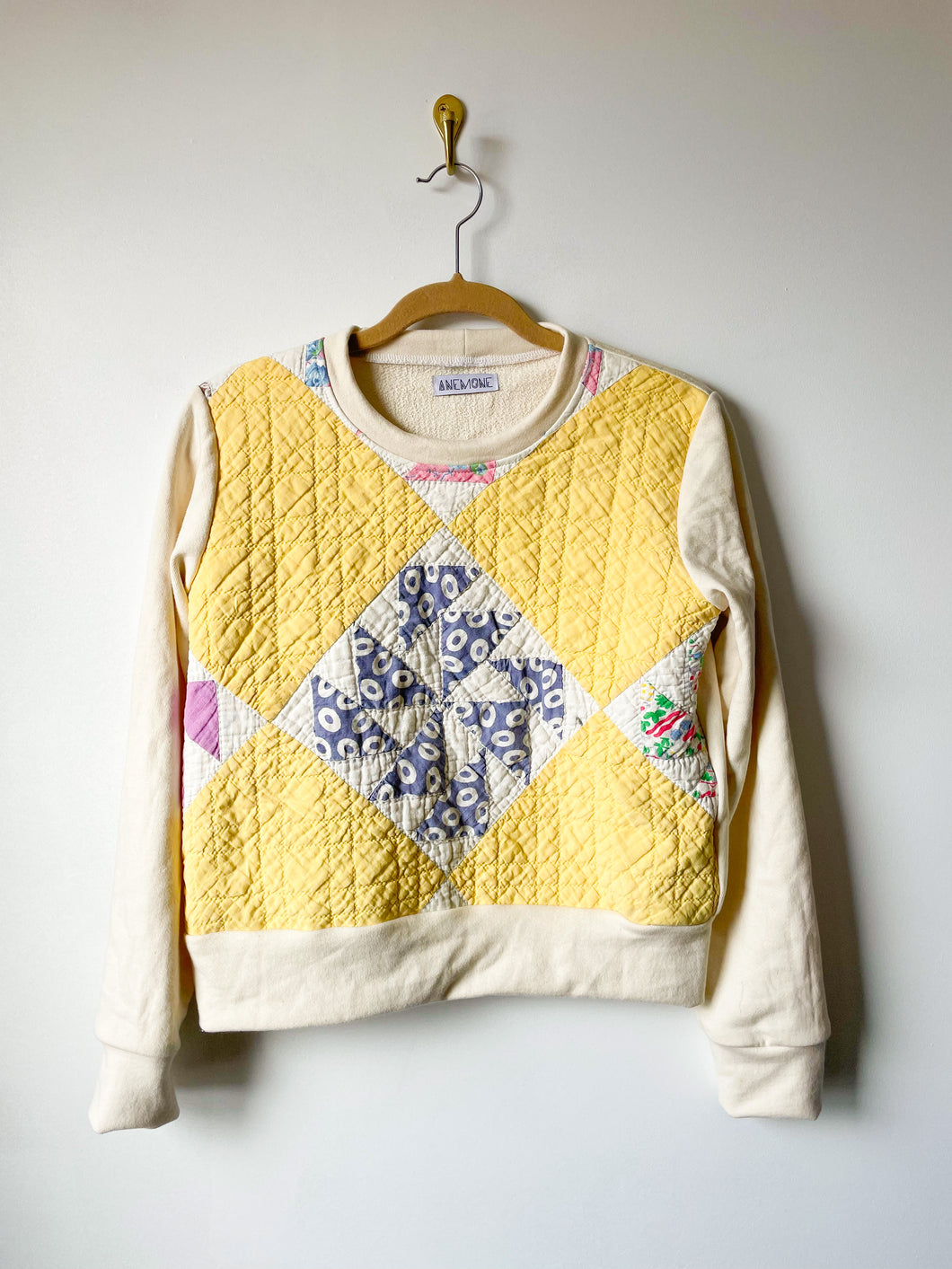 One-of-a-Kind: Dutchman’s Puzzle French Terry Pullover (S)