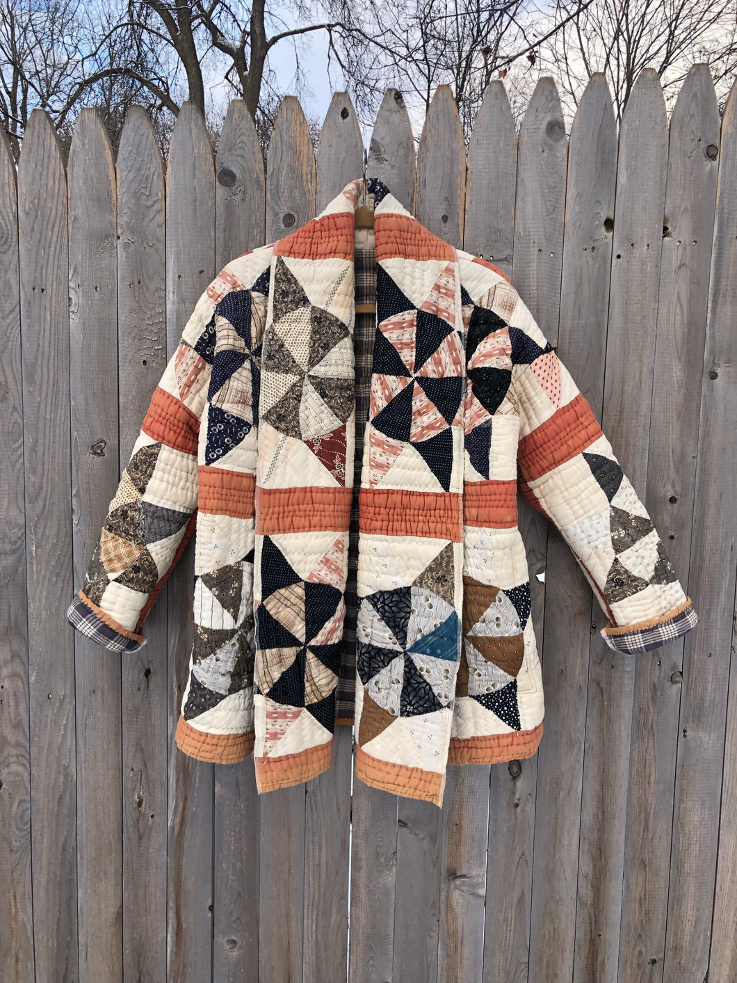One-of-a-Kind: Eight Point Star Shawl Coat (XS/S)