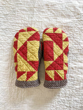 Load image into Gallery viewer, One-of-a-Kind: Union Square Quilt Mittens (L)
