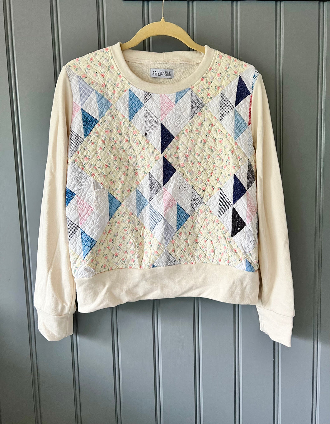 One-of-a-Kind: Flying Geese French Terry Pullover (M)