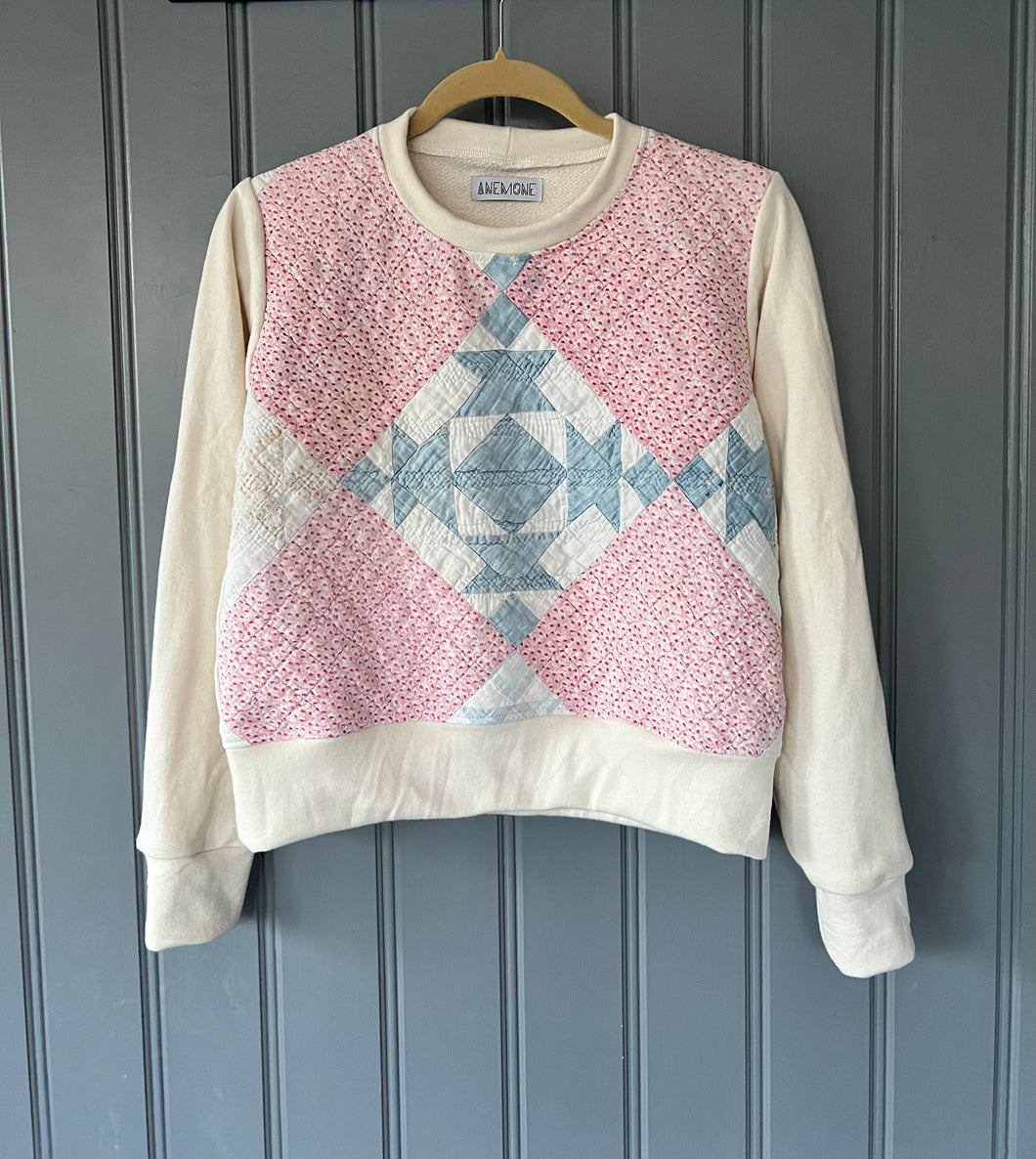 One-of-a-Kind: Square and Star Pullover (S)