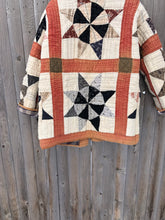 Load image into Gallery viewer, One-of-a-Kind: Eight Point Star Shawl Coat (XS/S)
