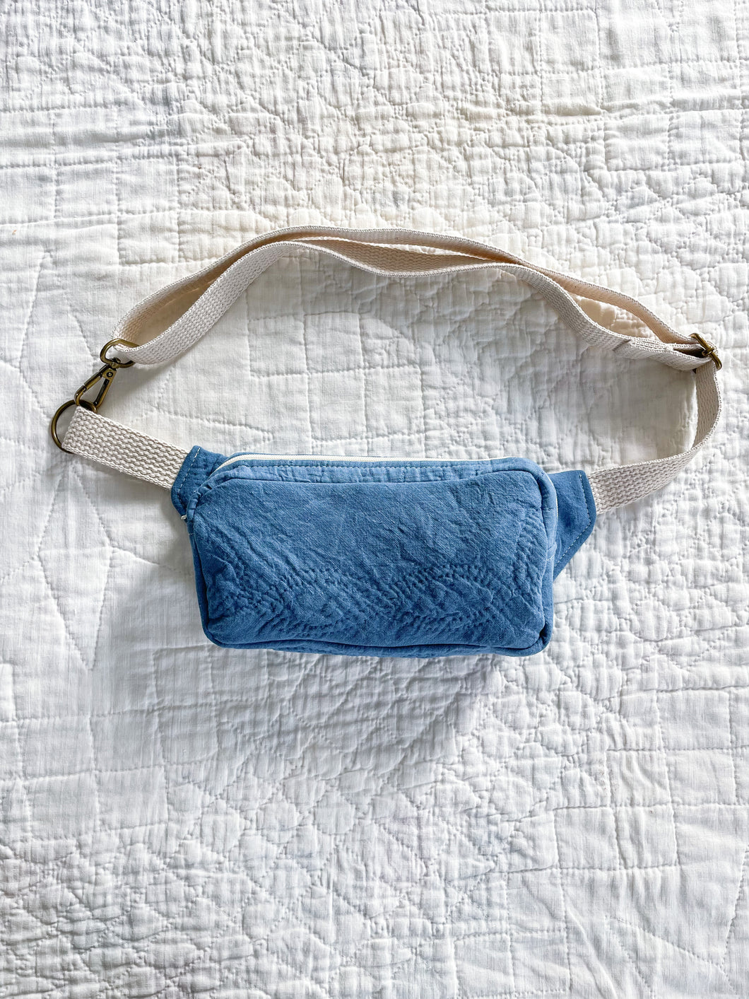 One-of-a-Kind: Indigo Overdyed Snack Pocket #4